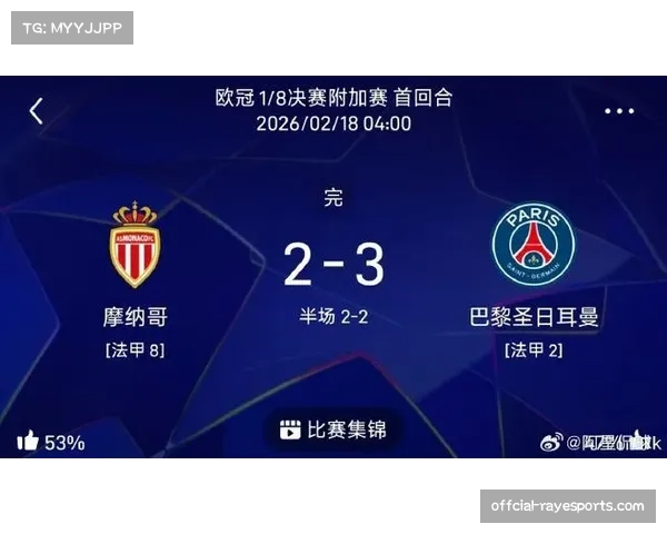 欧冠1-8决赛次回合：巴黎圣日耳曼半场1-1皇马，总比分2-2